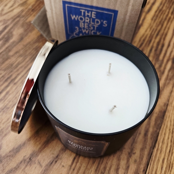 🛍BOGO 50% OFF🪾🕯NWT‼️ White Barn "Mahogany Teakwood Intense" 3-wick Candle - Picture 3 of 10